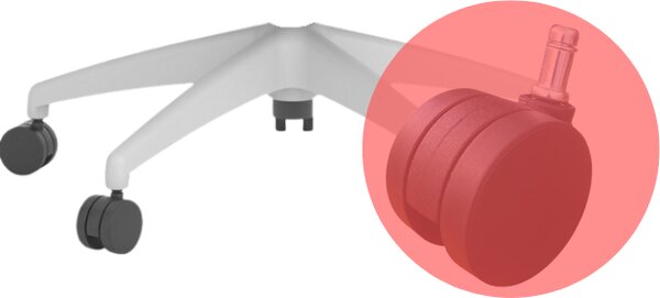 Mercury Ergonomická kancelářská židle SWIFT šedý plast, světle šedá látka