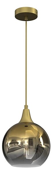 Lustr na lanku MONTE 1xE27/60W/230V pr. 20 cm zlatá