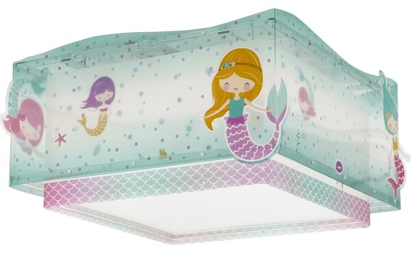 Dalber 63446 - Dětské stropní svítidlo MERMAIDS 2xE27/60W/230V
