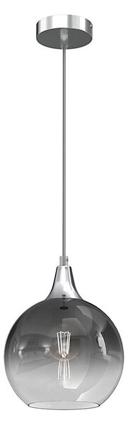 Lustr na lanku MONTE 1xE27/60W/230V pr. 20 cm matný chrom