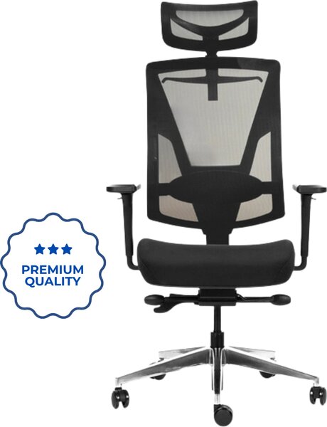Mercury Ergonomická kancelářská židle OAMA ERGO černá