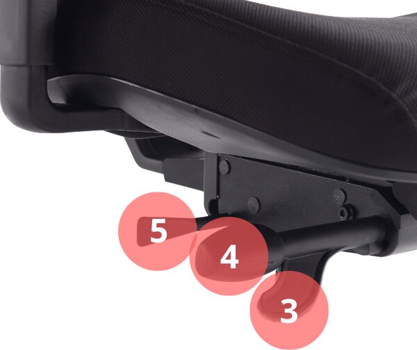 Mercury Ergonomická kancelářská židle OAMA ERGO černá