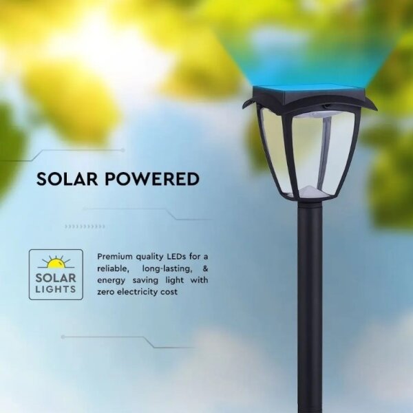 LED Solární lampa LED/2W/230V 93 cm 3000/6000K IP65 2200 mAh