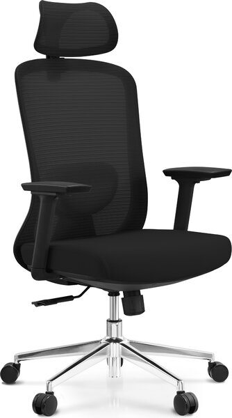 MERCURY Ergonomická kancelářská židle ASPEN černá, s posuvem sedáku