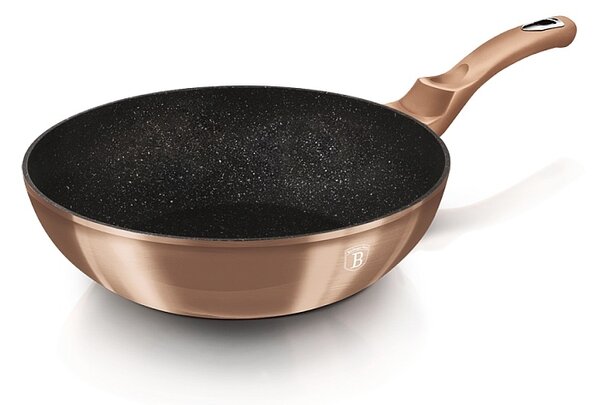 Wok s mramorovým povrchem 30 cm Rosegold Metallic Line