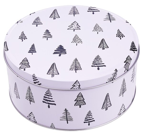 COOKIE JAR Dóza kulatá jedličky 16,7 cm