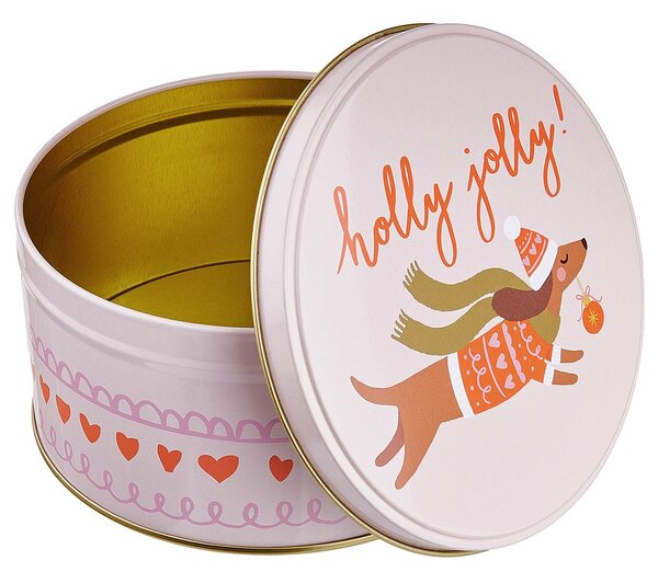 COOKIE JAR Dóza kulatá jezevčík 13,5 cm