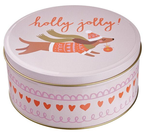 COOKIE JAR Dóza kulatá jezevčík 16,7 cm