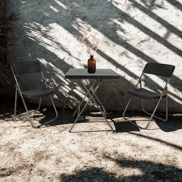 Linder Exclusiv Zahradní sestava BISTRO SET Černý