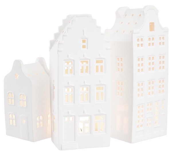 AMSTERDAM Keramický svícen na čajovou svíčku 19 cm