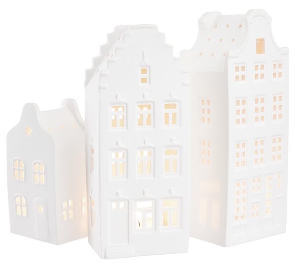 AMSTERDAM Keramický svícen na čajovou svíčku 17 cm
