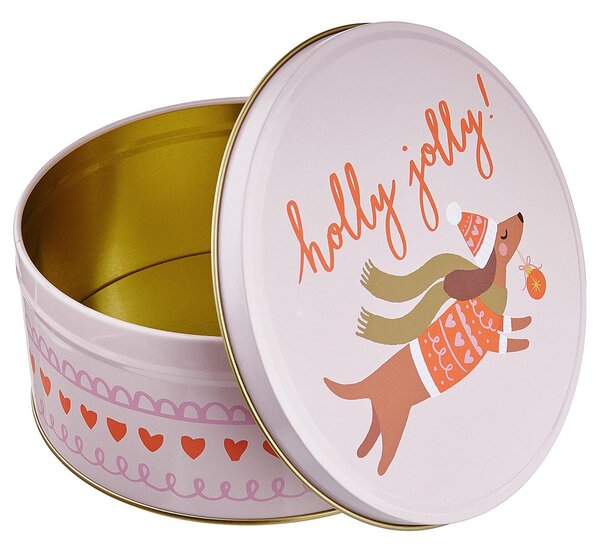 COOKIE JAR Dóza kulatá jezevčík 16,7 cm