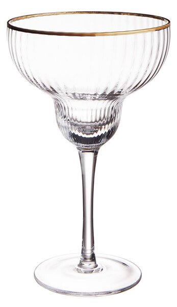 GOLDEN TWENTIES Sklenice na Cosmopolitan se zlatým okrajem 350 ml