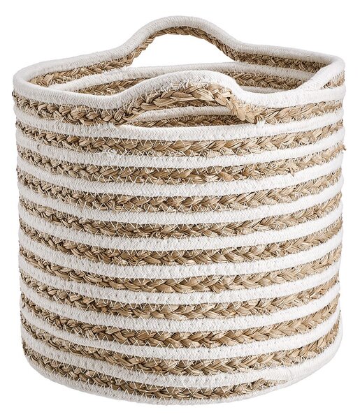 COTTON BRAID Úložný koš pruhovaný malý