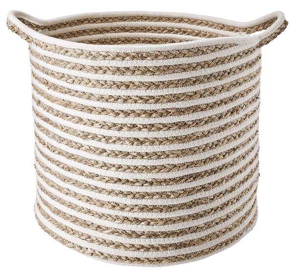 COTTON BRAID Úložný koš pruhovaný velký