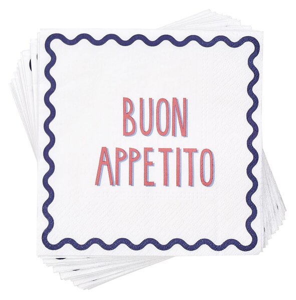 APRÈS Papírové ubrousky "Buon Appetito"