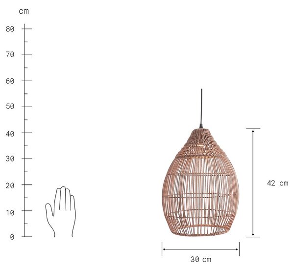 SOLANA Závěsná lampa se solárním panelem