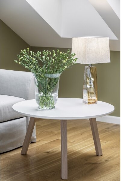 Argon 3840 - Stolní lampa LILLE 1xE27/15W/230V bílá
