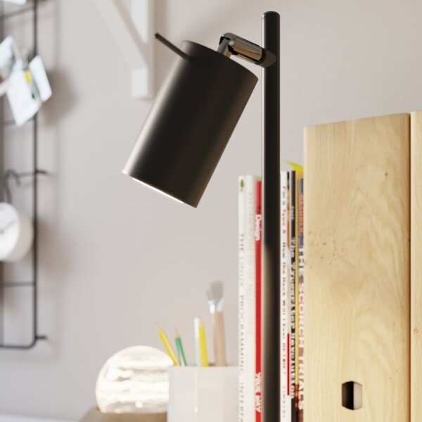 Sollux SL.1091 - Stolní lampa RING 1xGU10/10W/230V černá