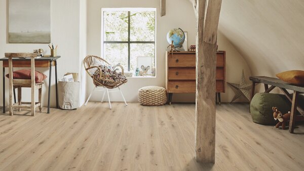 Vinylová podlaha Tarkett Starfloor Click Ultimate 55 - Delicate Oak Natural 35992023