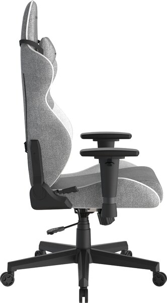 Herní židle DXRacer GLADIATOR šedo-bílá, látková