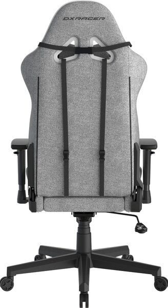 Herní židle DXRacer GLADIATOR šedo-bílá, látková