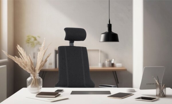 Zdravotní ergonomická kancelářská židle MERCURY HEALTH s podhlavníkem –