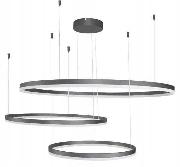 Azzardo AZ4707 - LED Lustr na lanku HALO LED/130W/230V černá