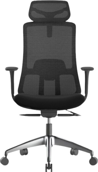 Ergonomická kancelářská židle MERCURY WISDOM ČERNÁ – síťovaná