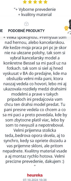 Ergonomická kancelářská židle MERCURY BESSEL ČERNÝ PLAST, ČERNÁ – pohodlné sezení