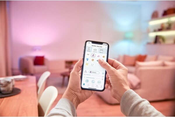 WiZ - LED RGBW Stmívatelný venkovní řetěz 12xLED 14,4m IP65 Wi-Fi