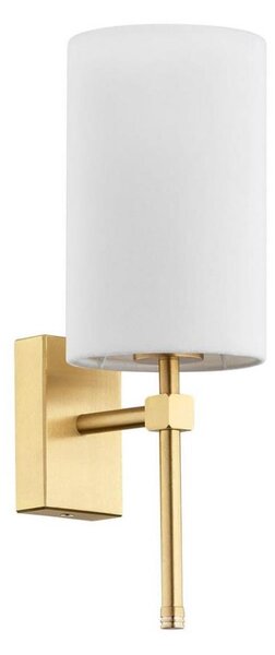 Argon 8034 - Nástěnná lampa ABRUZZO 1xE14/7W/230V mosaz/bílá