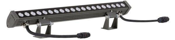 BIG WHITE SLV GALEN PRO 60 povrchové nástěnné svítidlo, 3000 K, 20 W, DALI 2, průchozí, 54°, antracitová barva 1009107