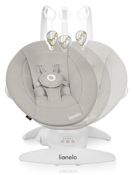 Lionelo - Dětské houpátko s melodií IRIS 4xAA Beige Sand