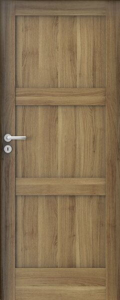 Interiérové dveře VERTE N - N0 - Akát medový, levé "90", zámek pro BB