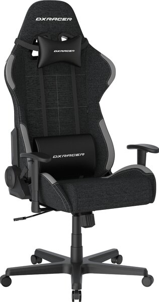 Herní židle DXRacer FORMULA černo-šedá, látková