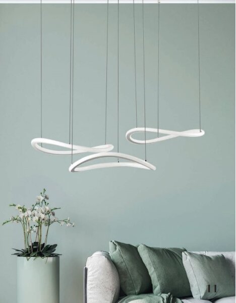 Fabas Luce 3711-47-102 - LED Lustr na lanku TIRRENO LED/50W/230V
