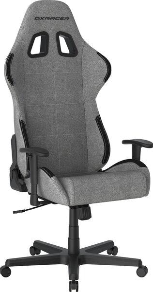 Herní židle DXRacer FORMULA šedo-černá, látková