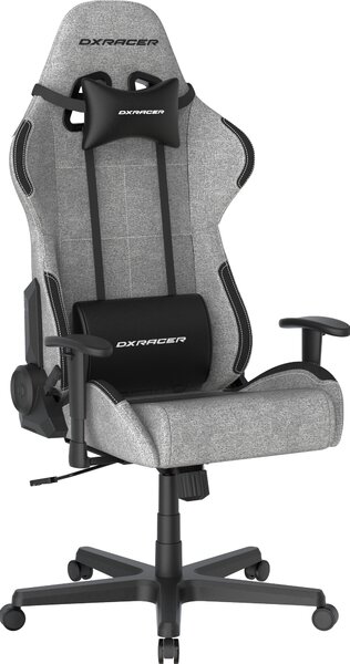 Herní židle DXRacer FORMULA šedo-černá, látková