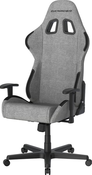 Herní židle DXRacer FORMULA šedo-černá, látková