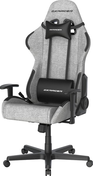 Herní židle DXRacer FORMULA šedo-černá, látková