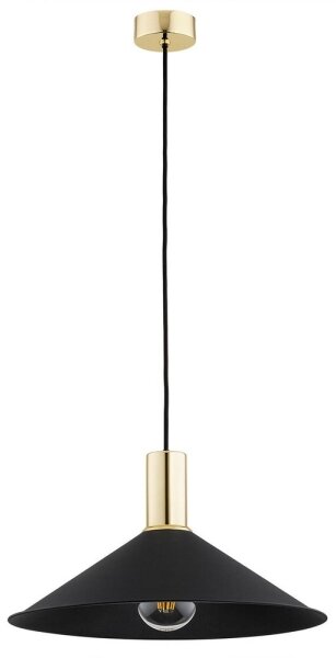 Argon 4912 - Lustr na lanku MINORI 1xE27/15W/230V černá/zlatá