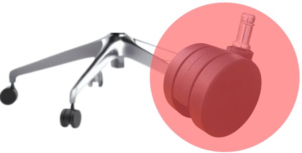 Mercury Kancelářská židle WISDOM, šedý plast, tmavě šedá