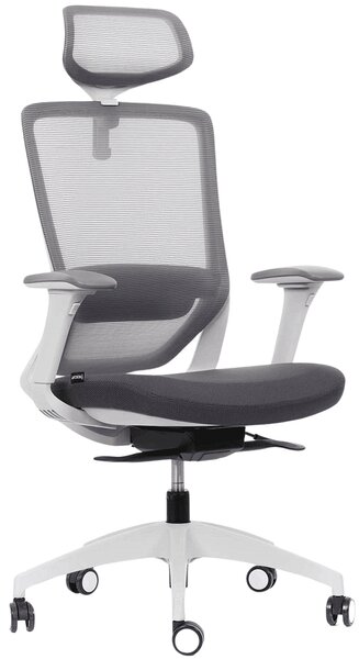 Kancelářská židle MERCURY SWIFT ŠEDÝ PLAST, TMAVĚ ŠEDÁ – ergonomická, , 1054317
