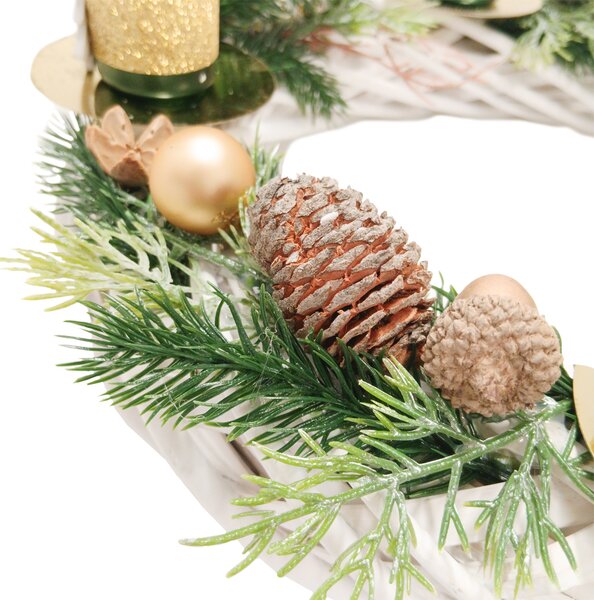 Zlatý adventní svícen