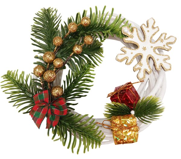 Adventní věnec Adventní věnec zlatobílý