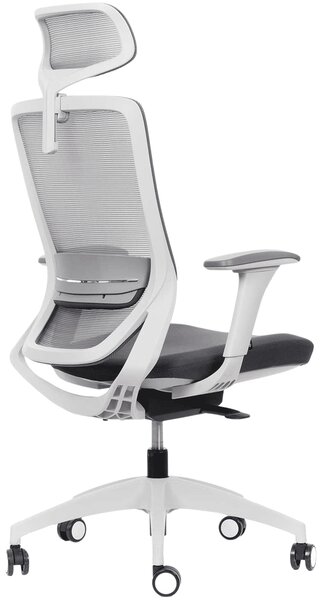 Kancelářská židle MERCURY SWIFT ŠEDÝ PLAST, TMAVĚ ŠEDÁ – ergonomická, , 1054317