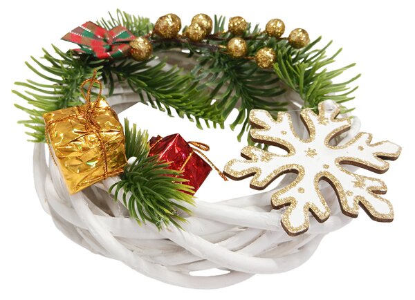 Adventní věnec Adventní věnec zlatobílý