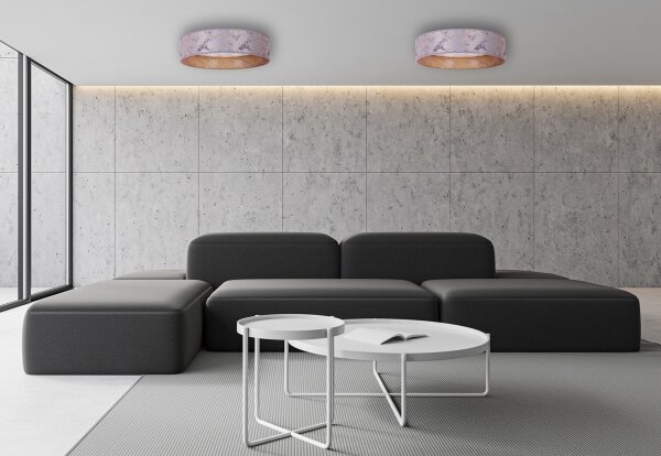 Brilagi - LED Stropní svítidlo VELVET STAR LED/24W/230V pr. 40 cm šedá/zlatá