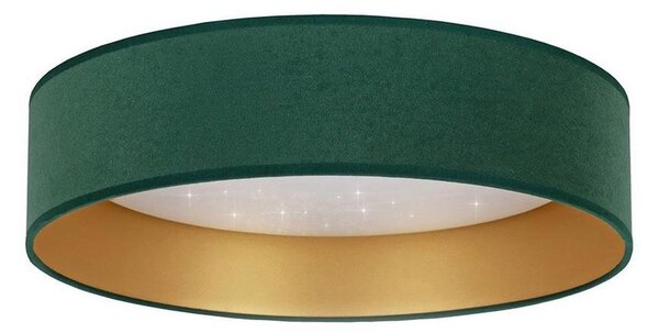 Brilagi - LED Stropní svítidlo VELVET STAR LED/24W/230V pr. 40 cm zelená/zlatá